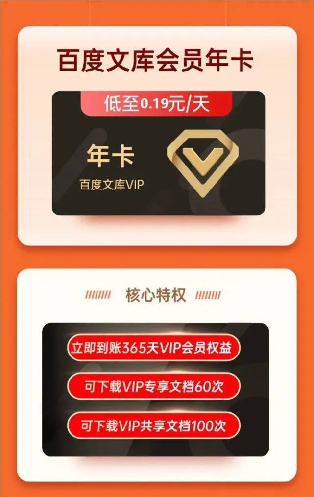 百度文库交钱后的特权_百度文库vip专属_百度文库全是专享