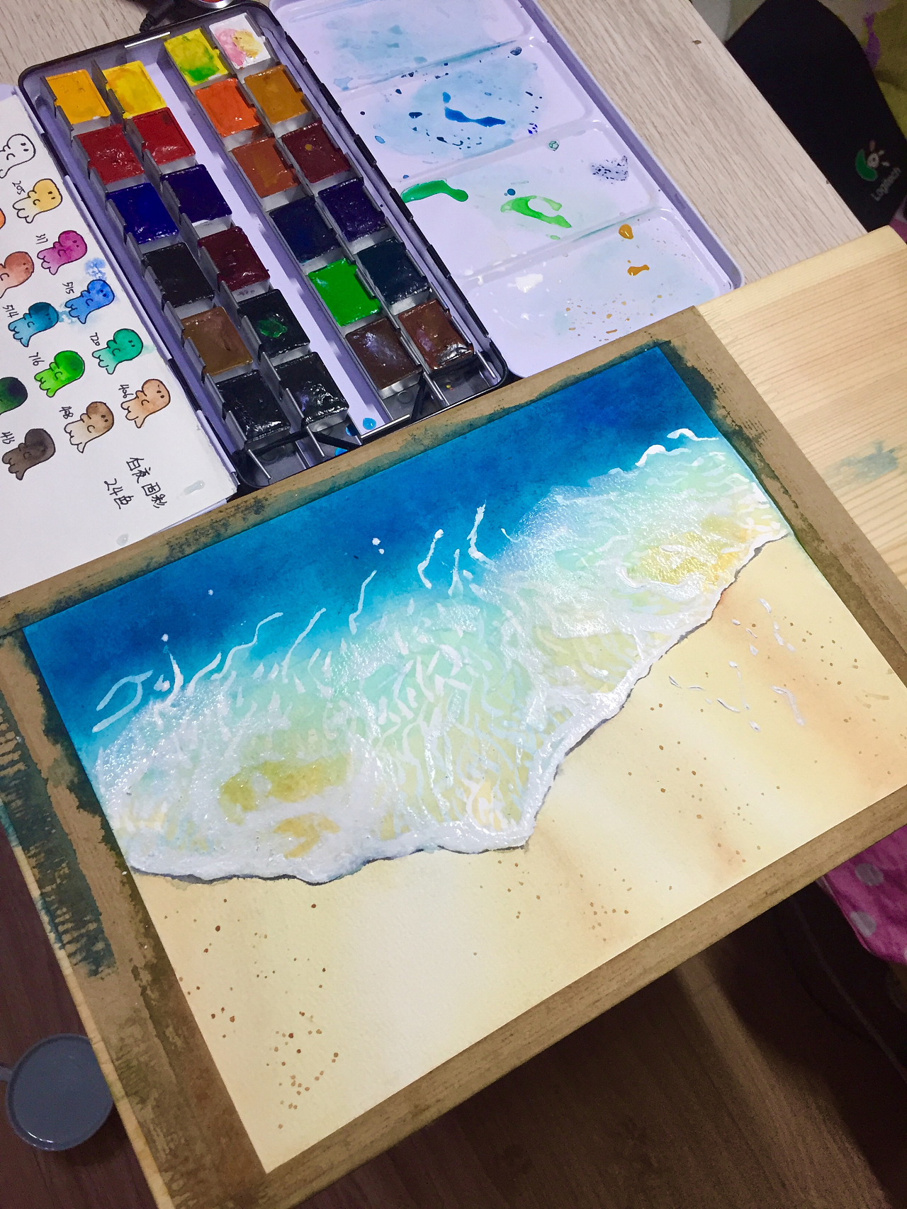 海滩画报_海滩画法简单又好看_海滩怎么画