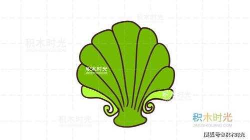 贝壳简笔画大全_贝壳简化笔_绘画贝壳简笔